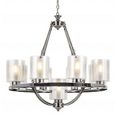 Подвесная люстра lumina deco santini ldp 1220-9 chr-wt